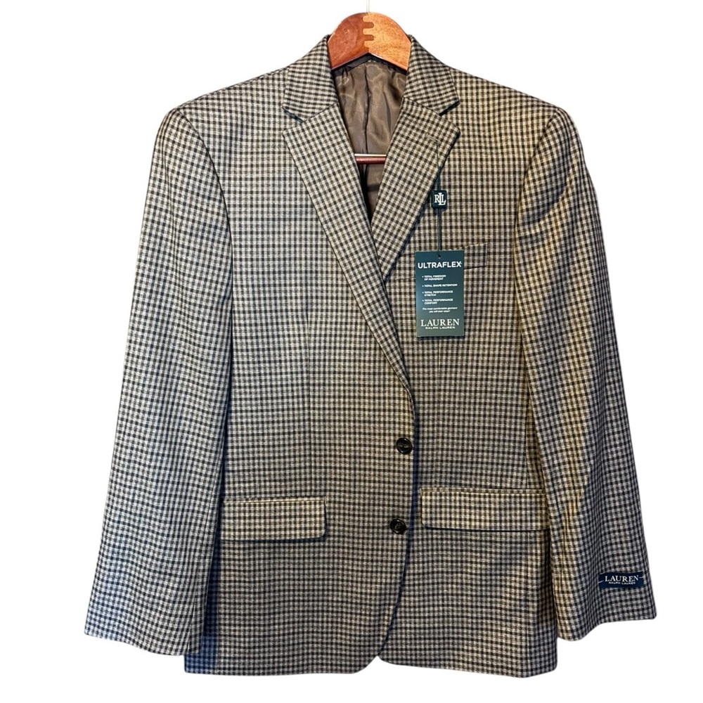 NWT! Lauren Ralph Lauren Laso Plaid Sports Coats